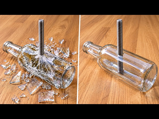 Secret Trick! How to Drill a Perfect Round Hole Without Breaking It! | DIY DAILY