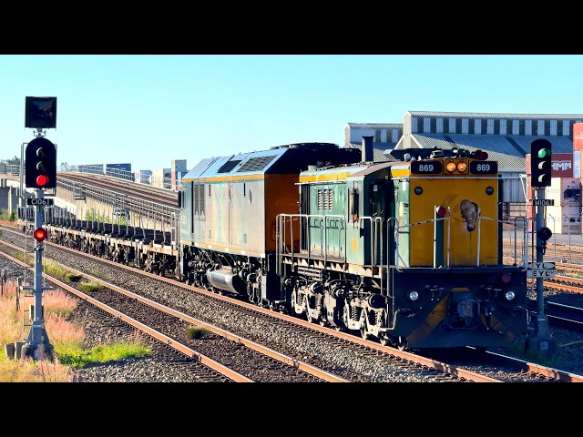 An Odd Couple - SSR 869 And RL302 - Maitland Steamfest Apr26