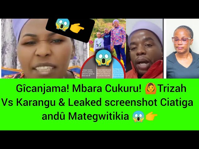 Wololo!😱🙆 Kwanyitana! Ndeto Ciatiga andû Megegeire See whats Happened with Trizah & Karangu😱🙆