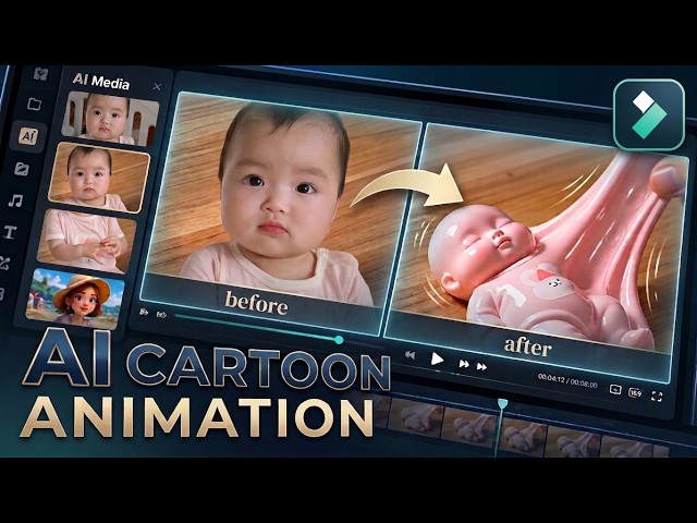 How to Create 3D Animated Cartoon Videos with AI in Filmora 15