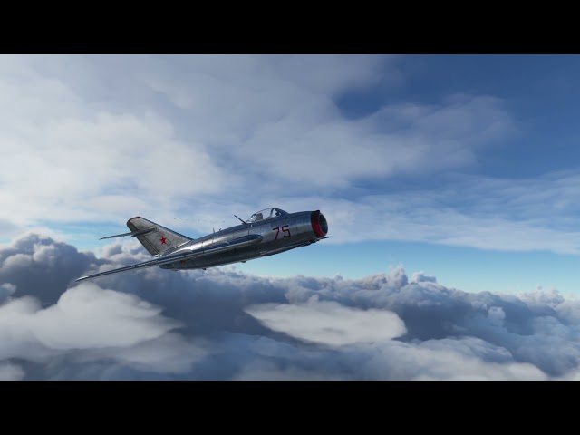 Flying a MIG-15 over the Caucuses! -FS2020