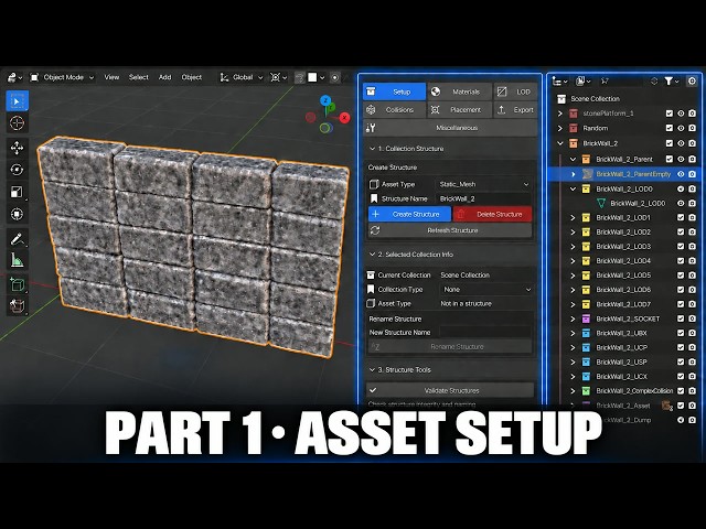 BTU Workflow Part 1 | Asset Setup, Materials & Export