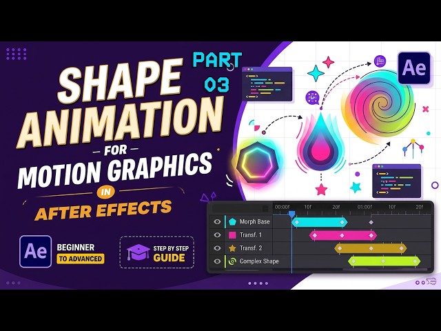 Shape Animation for Motion Graphics in After Effects | Part 03