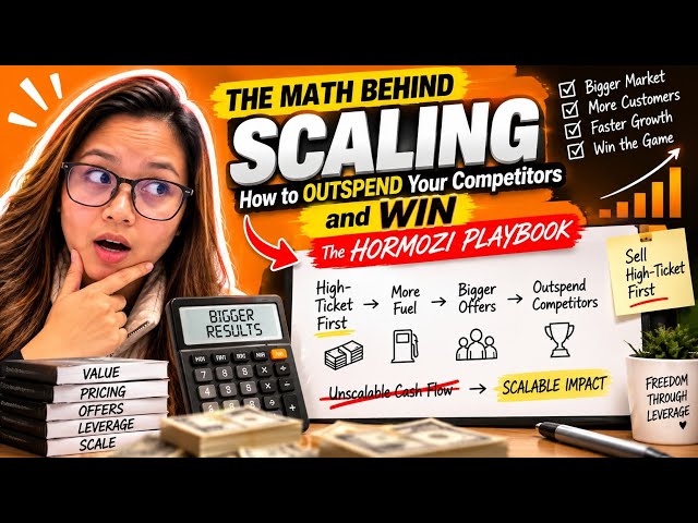 The Math Behind Scaling: How to Outspend Your Competitors and Win The Hormozi Playbook