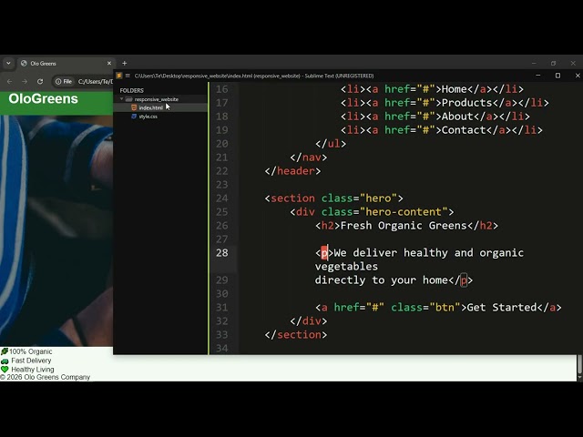 How To Make A Traditional Html and Css Website From Scratch