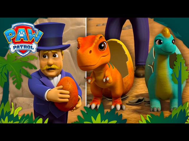 He's the Dino Egg Snatcher! 🥚 (Compilation) | PAW Patrol Dino Rescues 🦖