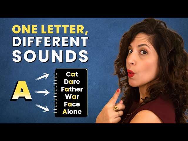 Different ways to pronounce the letter A in English | Vowel Masterclass