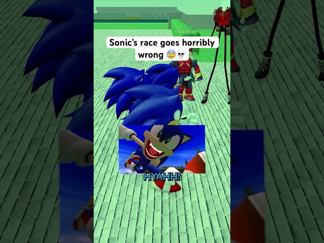 SONIC’s RACE FAILS MISERABLY 😰💀 #roblox #micup #sonic