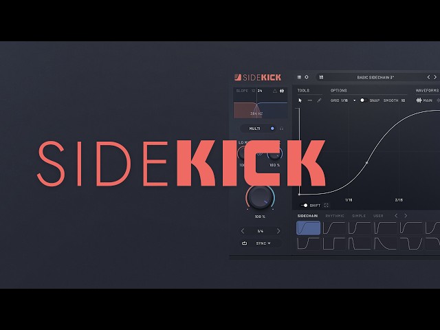 Meet SideKick: Modern Volume Shaping, Spectral Ducking, and Creative Sidechaining