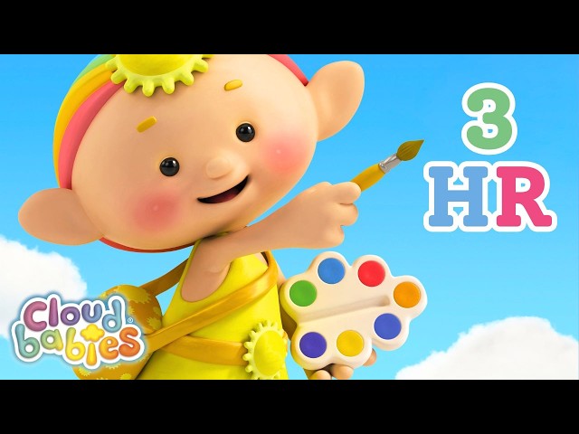 3 Hours of Parent Approved Cartoons! 🎨 | Cloudbabies Stories For Toddlers