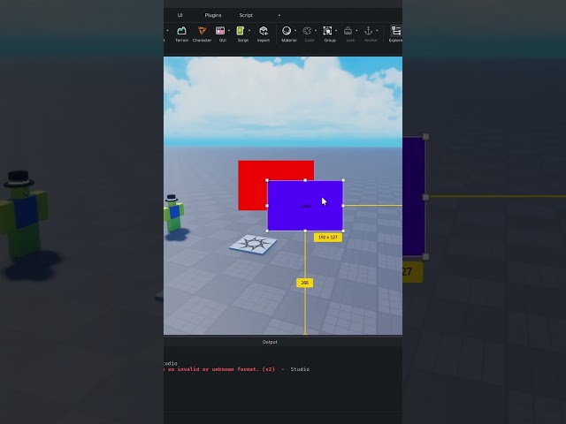 5 More UI Tips in Roblox Studio #roblox #robloxstudio #shorts #shortvideo #tutorial #reels #design