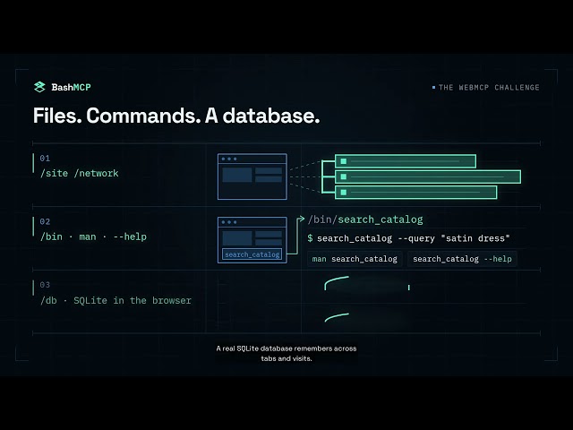 BashMCP: The WebMCP Challenge: one script tag gives a site's tools a shell