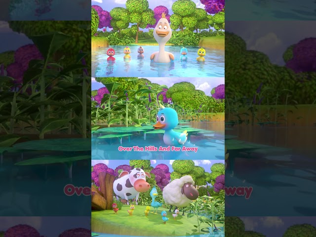 MooMoo & The Barn House Family | Five Little Ducks | Sing Along