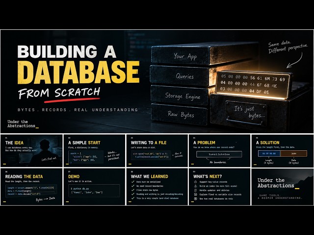 Episode 1 — I Built a Database From Scratch