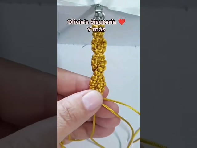 Tutorial de llavero en nudo plano #macrame #llaverosdehilo