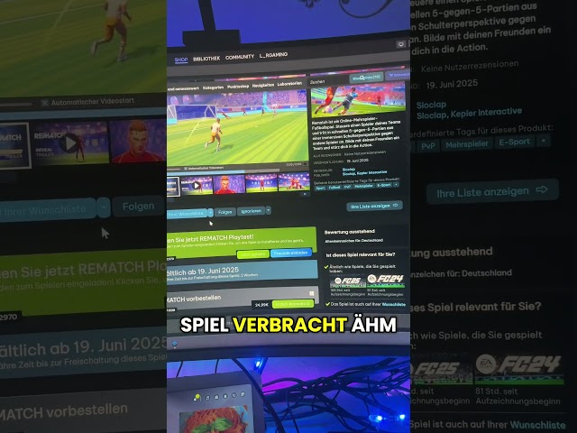 Rematch Wochenende! #rematch #gaming #games #steam #fußball