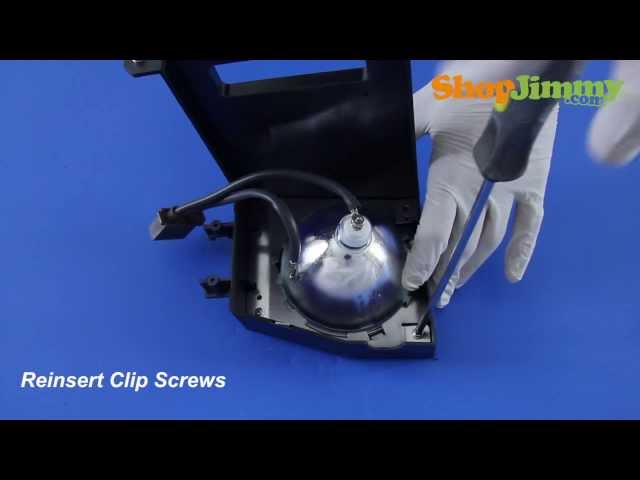 Toshiba DIY D95-LMP Bulb Replacement Guide for DLP TV Lamp