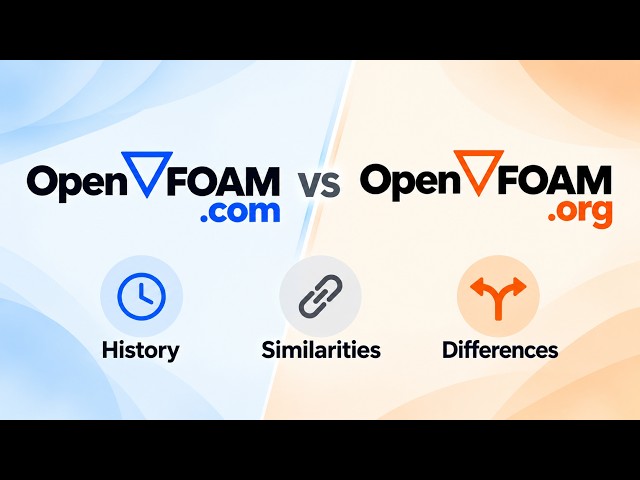 OpenFOAM.com vs OpenFOAM.org: History, Similarities & Key Differences