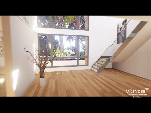Real-time Interactive Virtual Reality 3D Architectural Visualization