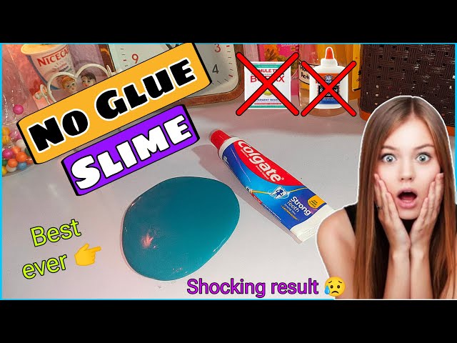 How to make no glue Colgate slime  !!!100% working//No Borax No Activator Slime 🤯😱#slime@Alice Slime