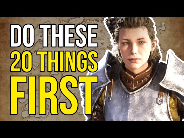 20 Essential Things You Should Do First in Oblivion Remastered