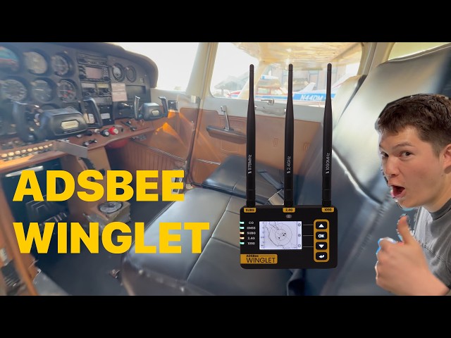 This handheld device lets you see planes ANYWHERE | ADSBee Winglet
