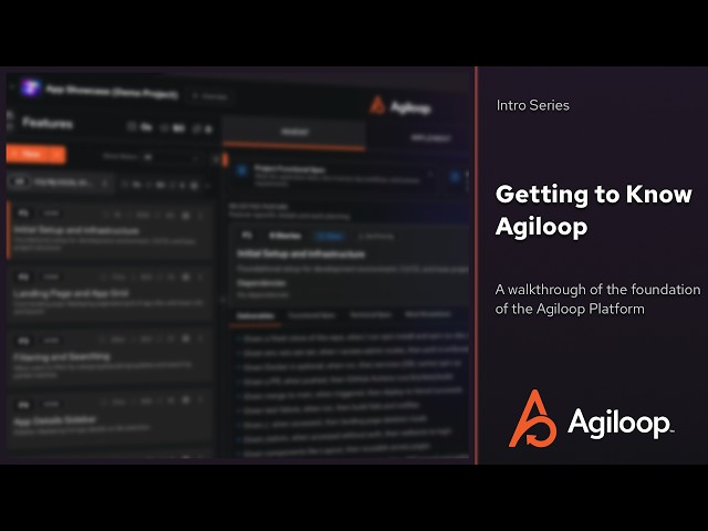 Agiloop Platform Overview | The Full Software Lifecycle, Powered by AI