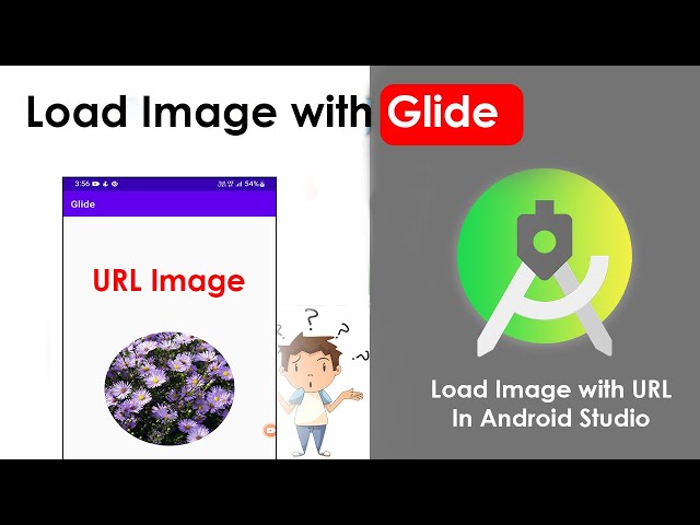 How to load a image from a URL in Imageview | Glide in android studio | Round Imageview in Gilde #88
