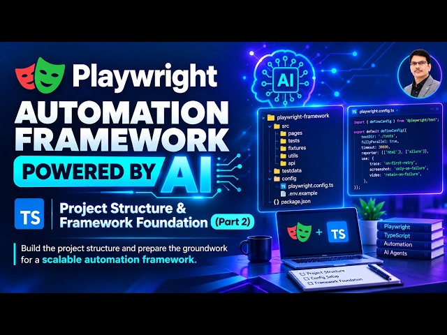 Playwright Automation Framework Powered by AI | Project Structure & Framework Foundation (Part 2)