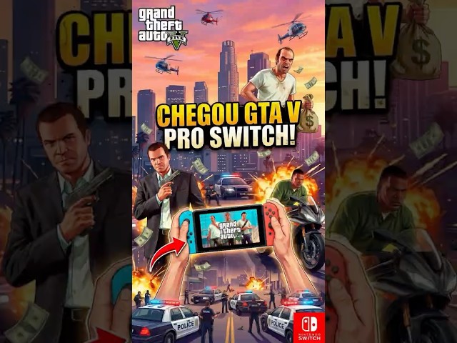 GTA V IS FINALLY ON NINTENDO SWITCH!! But only for those who have the game.. #switch #gta5