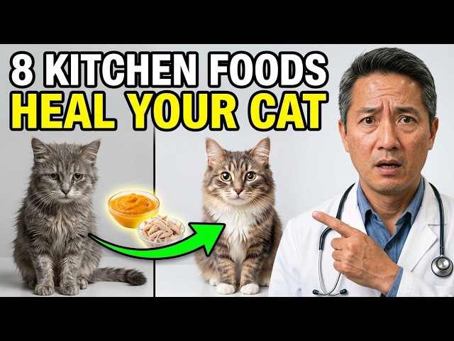 If your CAT is feeling under the weather, these 8 human foods can HEAL him.