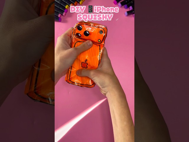 DIY iPhone Squishy Tutorial!#asmr #iphone #tutorial #squishy #craft #diy