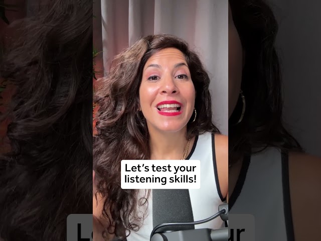 Test your skill with this listening quiz