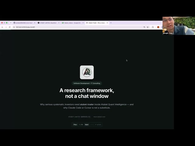 Joseph Chen: Building AI-Powered Backtesting and Trading Systems | Blushing Quants #41