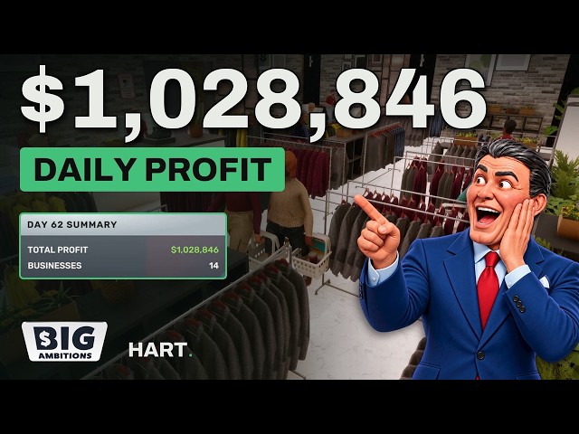 From $0 to $1M Daily Profit on MAX Difficulty (Complete Walkthrough) | Big Ambitions