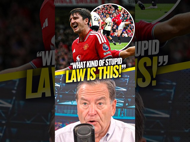 Jeff Stelling slams the law that allowed Man Utd's second goal! 😤
