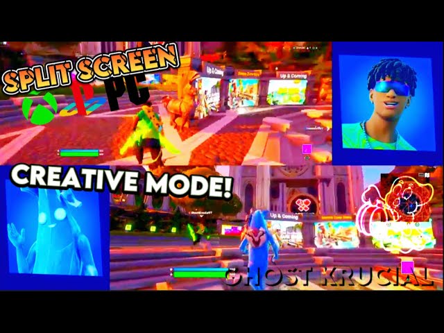 How To Do Fortnite *SPLIT SCREEN* In CREATIVE! Chapter 3 Fortnite Battle Royale! *BEST METHOD*