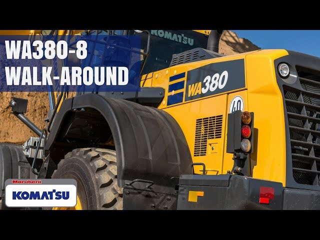 Komatsu WA380-8 Waste Handling Wheel Loader Walk-Around