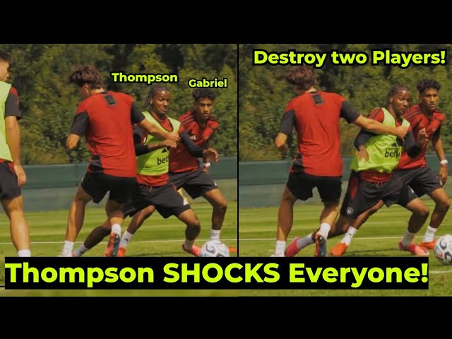 Tynan Thompson DID THIS to United Defenders in Final Training, as Sesko, Martinez and De Ligt Return