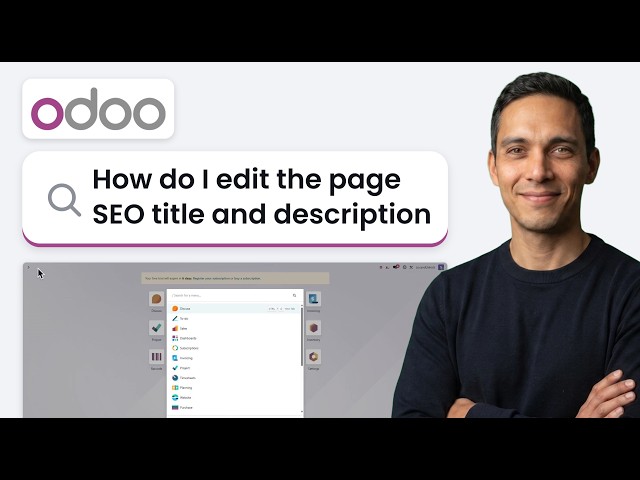 How to Edit the Page SEO Title and Description in Odoo Website (Step by Step)