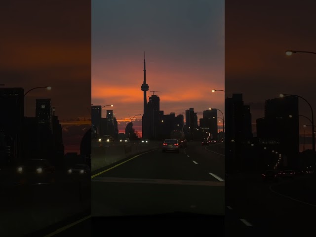 Downtown Toronto Canada Sunrise