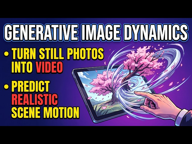 Animate Any Photo with Generative Image Dynamics