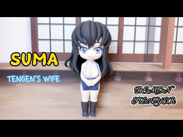 HOW TO MAKE CHIBI SUMA: TENGEN UZUI'S WIFE! ✨💎 DEMON SLAYER CLAY TUTORIAL