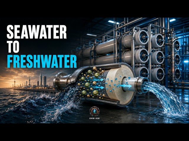 How Kuwait Turns Seawater Into Freshwater | Reverse Osmosis Engineering