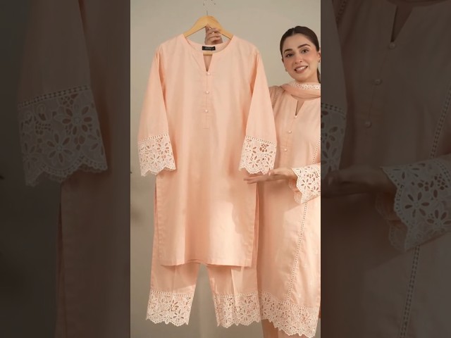 Simple Fabric Se Lace Laga Kar Banaya Itna Pyara Dress 😍 | Pakistani Style Dress Design