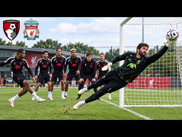 🔥 BARCOLA & ALISSON STUN IN LIVERPOOL TRAINING AS IRAOLA PREPARES HIS XI FOR BOURNEMOUTH CLASH!