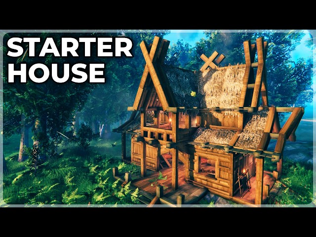 Building the PERFECT Starter House in Valheim 1.0