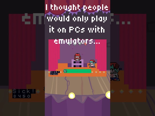 FNF ON AN APPLE WATCH??? #fnf #gamedev #retro