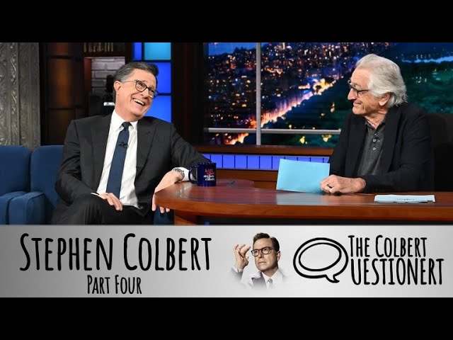 Stephen Colbert Takes The Colbert Questionert - PART FOUR