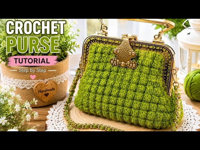 Trending Bubble Stitch Crochet Bag Tutorial | Easy DIY Handbag